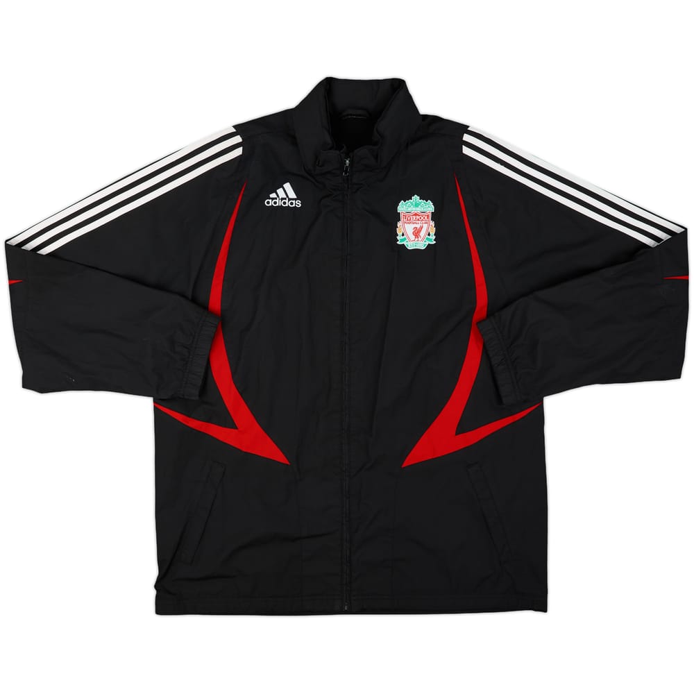 2007-08 Liverpool adidas Hooded Rain Jacket - 8/10 - (XL)