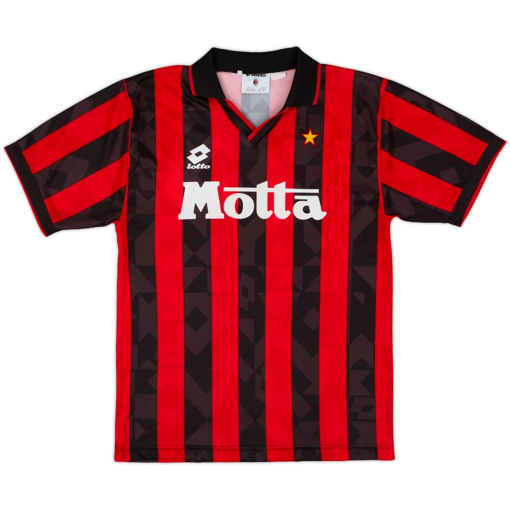 1993-94 AC Milan Home Shirt - 8/10 - (M)