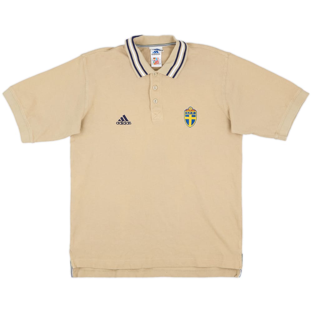 2002 Sweden adidas Polo Shirt - 8/10 - (S)