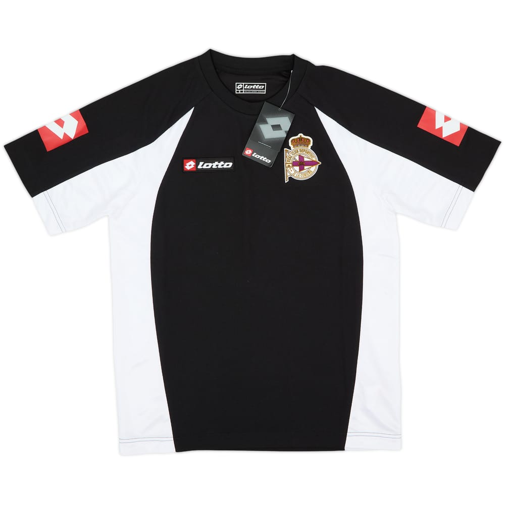 Camiseta Lotto de entrenamiento del Deportivo de La Coruna 2009-10 (S)