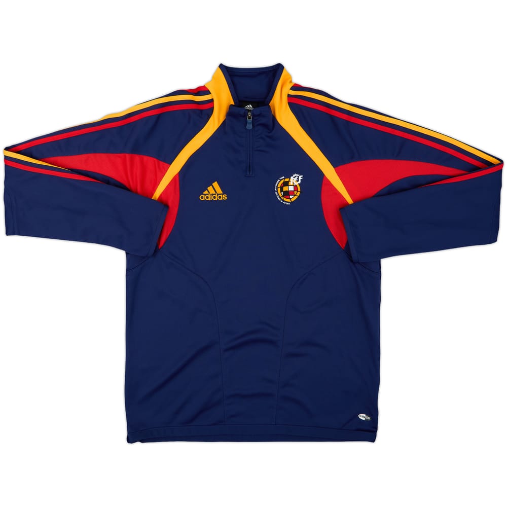 2004-05 Spain adidas 1/4 Zip Drill Top - 10/10 - (M/L)