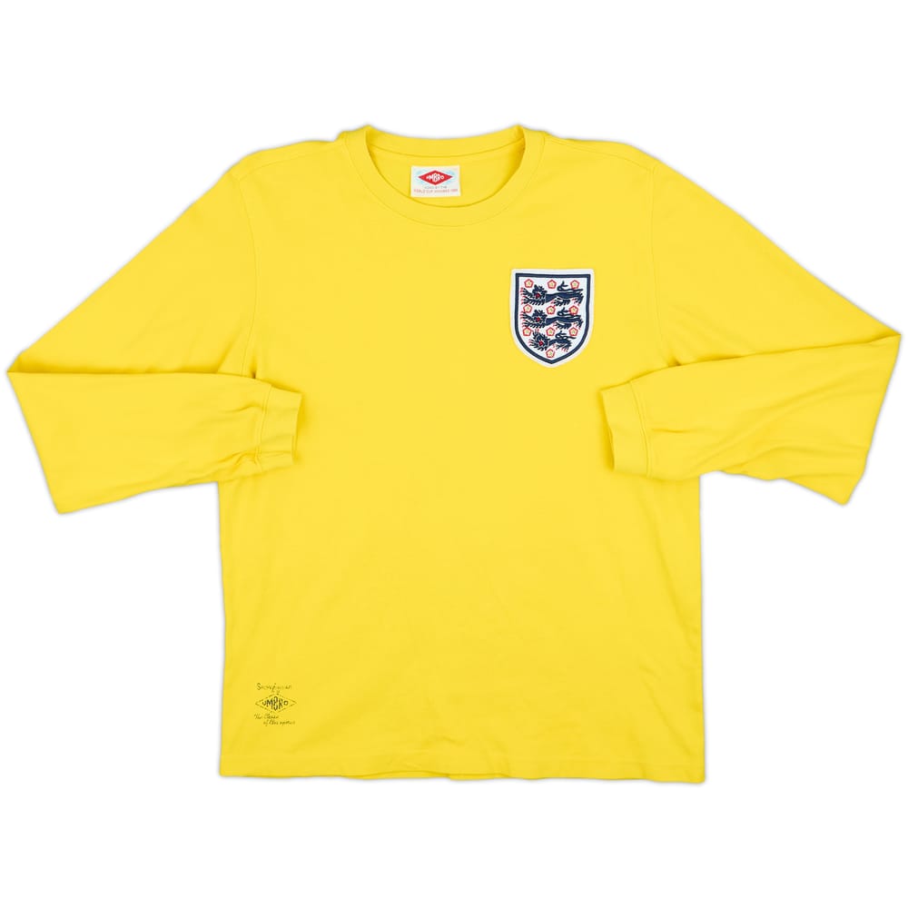 2000s England Umbro Retro '1966' GK Shirt #1 - 8/10 - (XL)