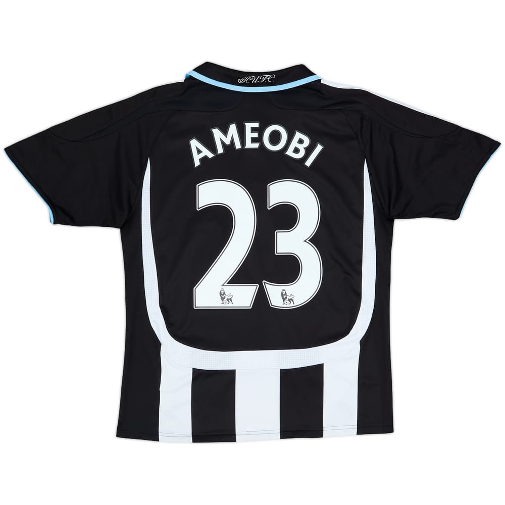 2007-09 Newcastle Home Shirt Ameobi #23 - 8/10 - (L.Boys)