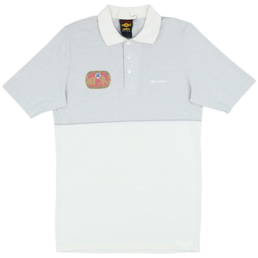 1983-84 Newcastle Umbro 'Japan Cup' Polo Shirt - 8/10 - (M)