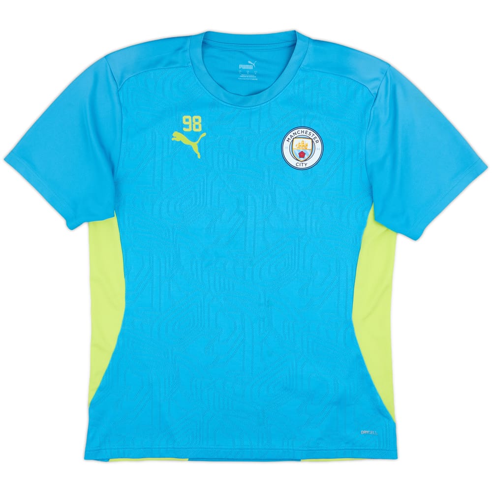 2024-25 Manchester City Puma Player Issue Training Shirt #98 - 7/10 - (L)