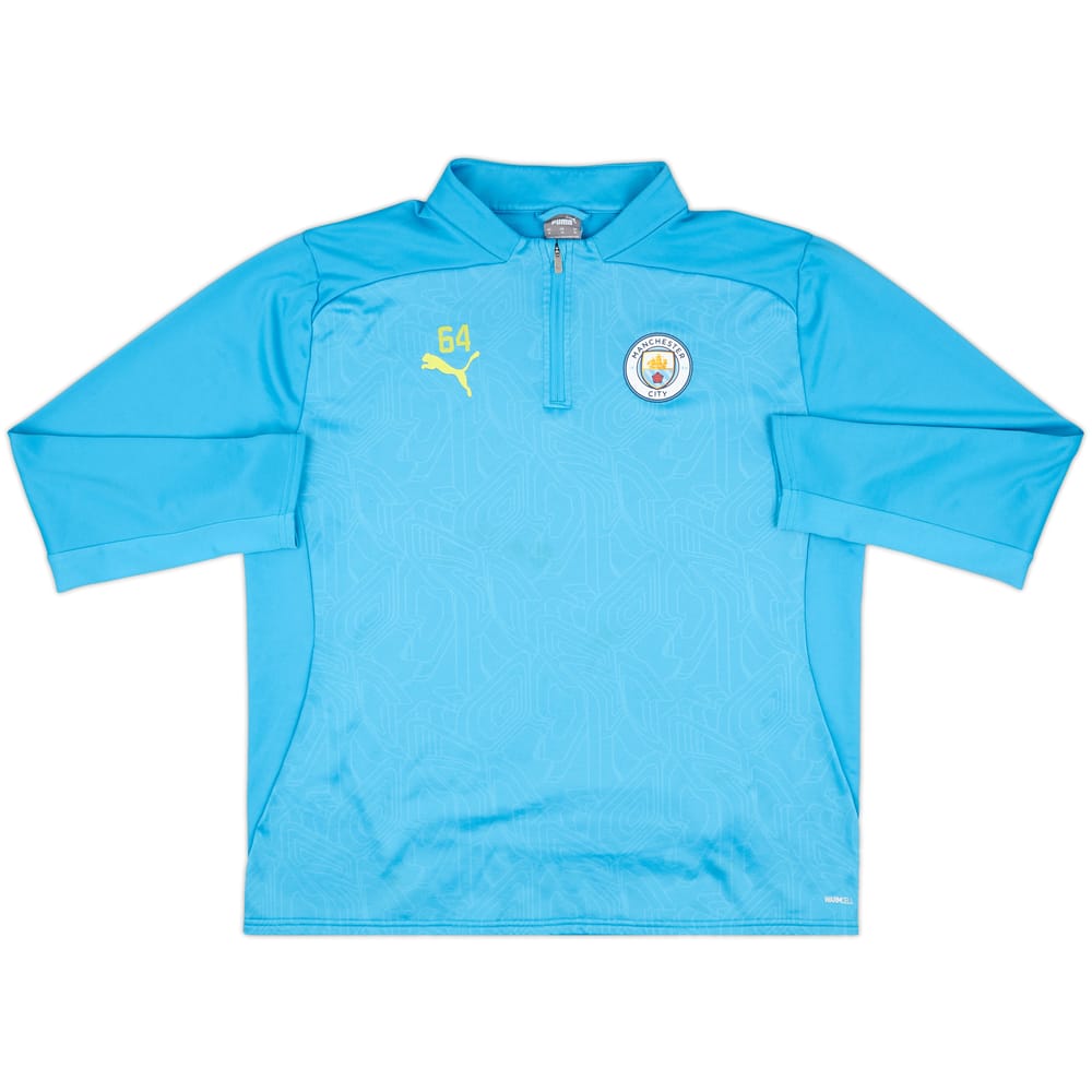 2024-25 Manchester City Player Issue Puma 1/4 Zip Training Top #64 - 6/10 - (XL)