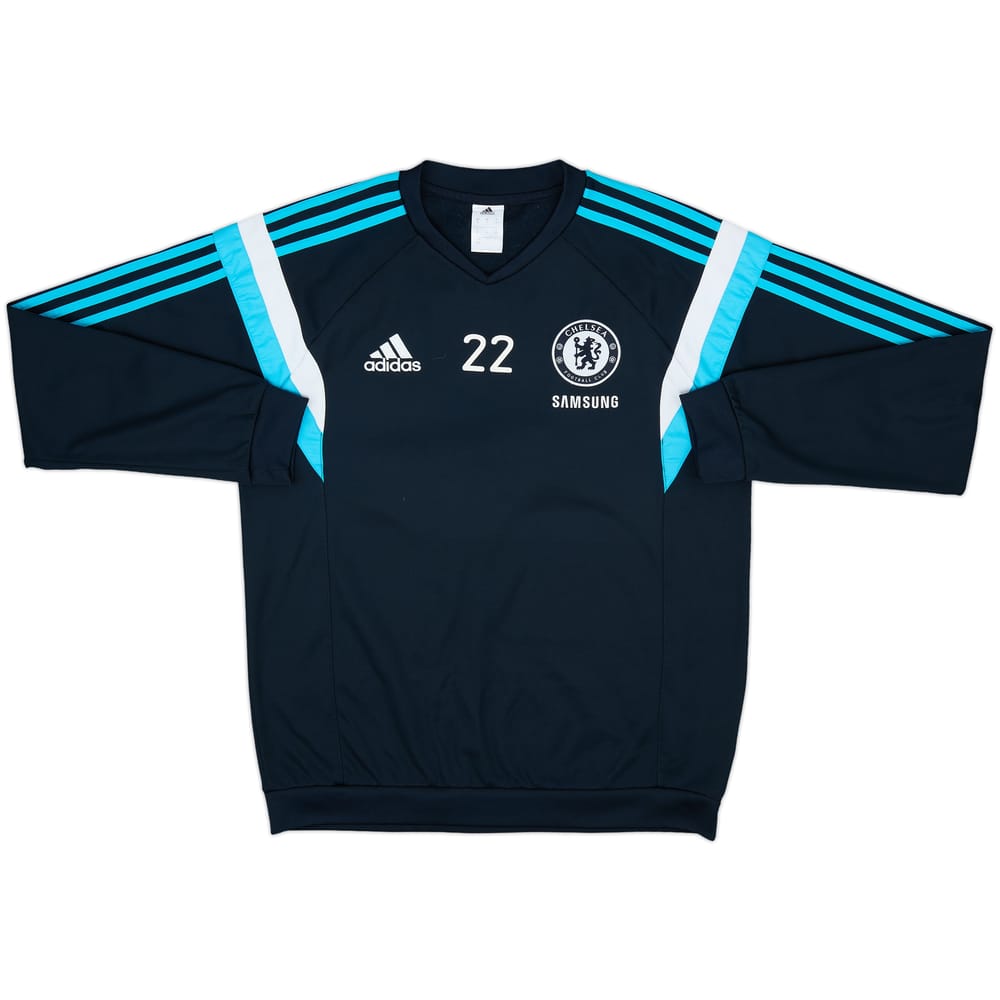 2014-15 Chelsea Player Issue adidas Sweat Top - 8/10 - (M)