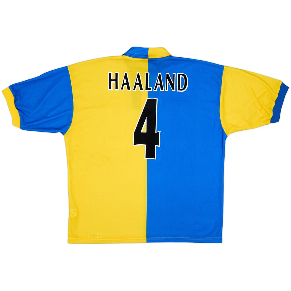 1997-99 Leeds United Away Shirt Haaland #4 - 9/10 - (XL)