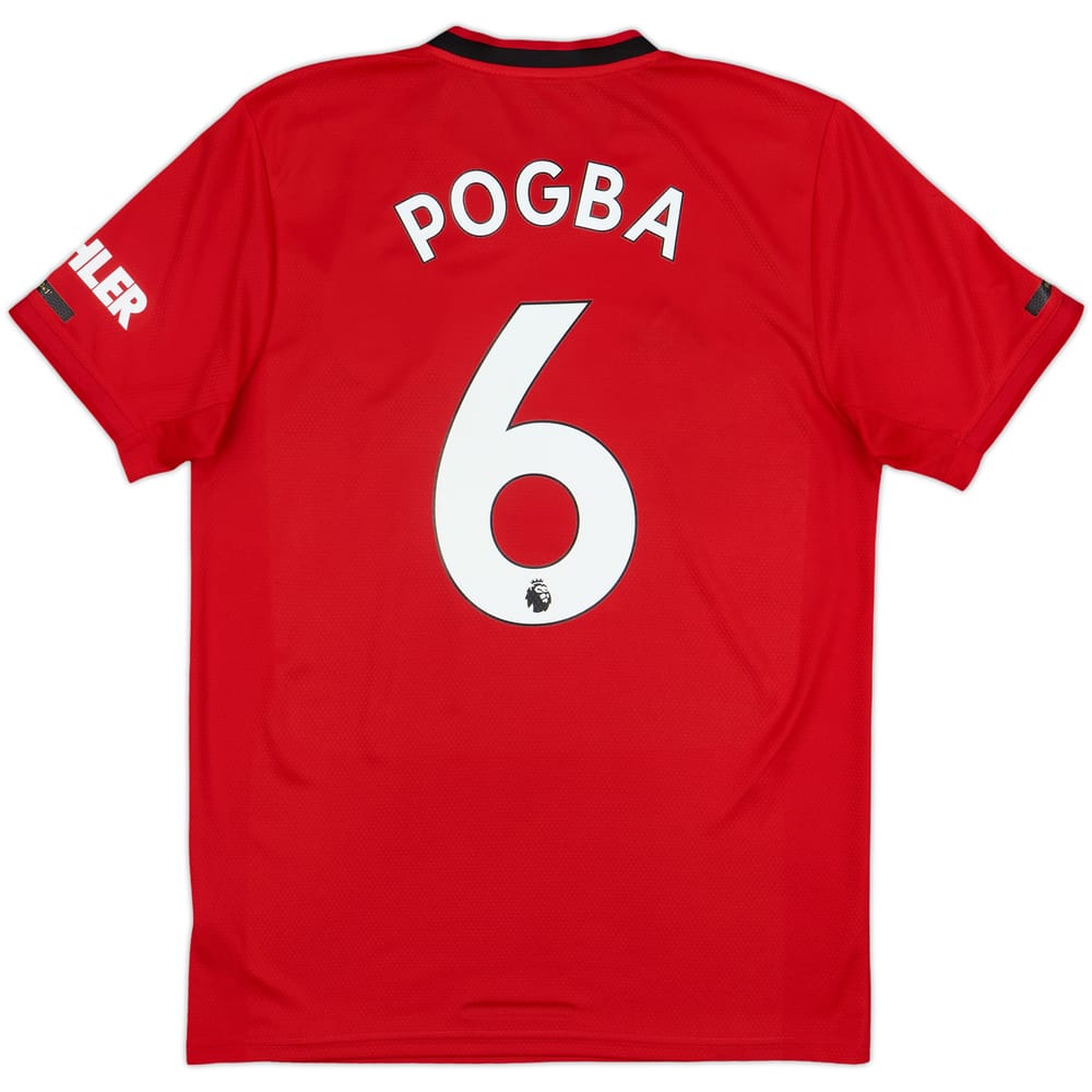 2019-20 Manchester United Home Shirt Pogba #6 - 9/10 - (M)