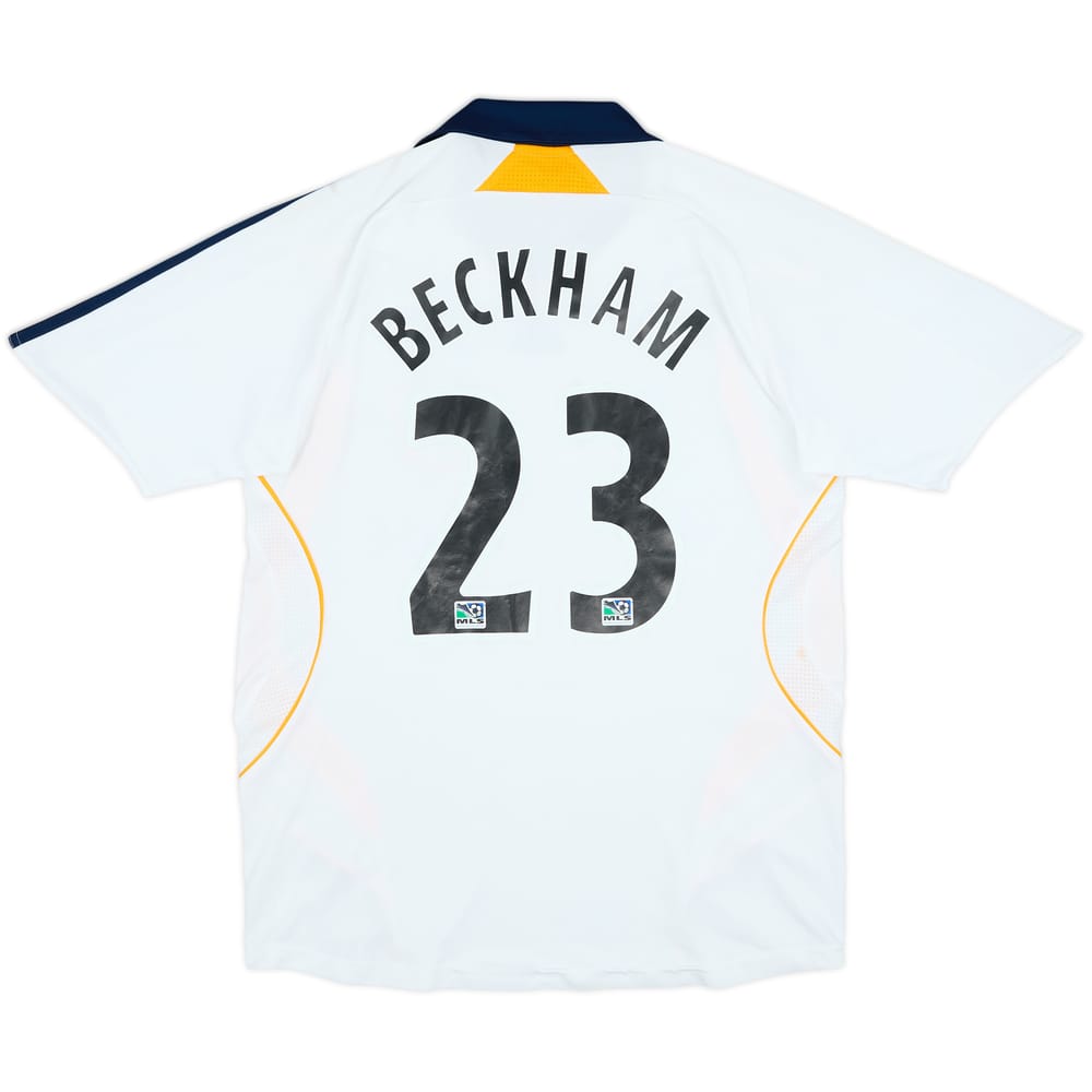 2007-08 LA Galaxy Home Shirt Beckham #23 - 8/10 - (L.Boys)