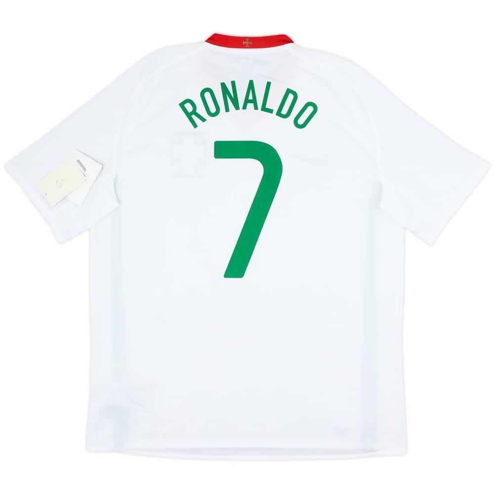 2008-10 Portugal Away Shirt Ronaldo #7 (XL)