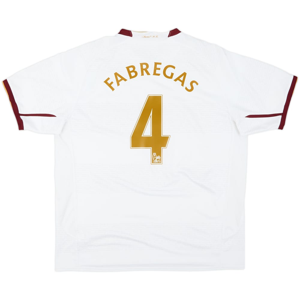 2007-08 Arsenal Away Shirt Fabregas #4 - 7/10 - (XL)