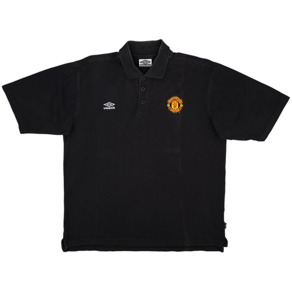 1998-99 Manchester United Umbro Polo Shirt - 6/10 - (XL)