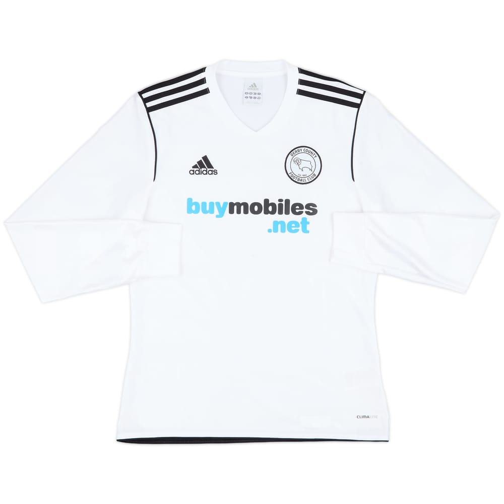 2011-12 Derby County Home L/S Shirt - 7/10 - (S)