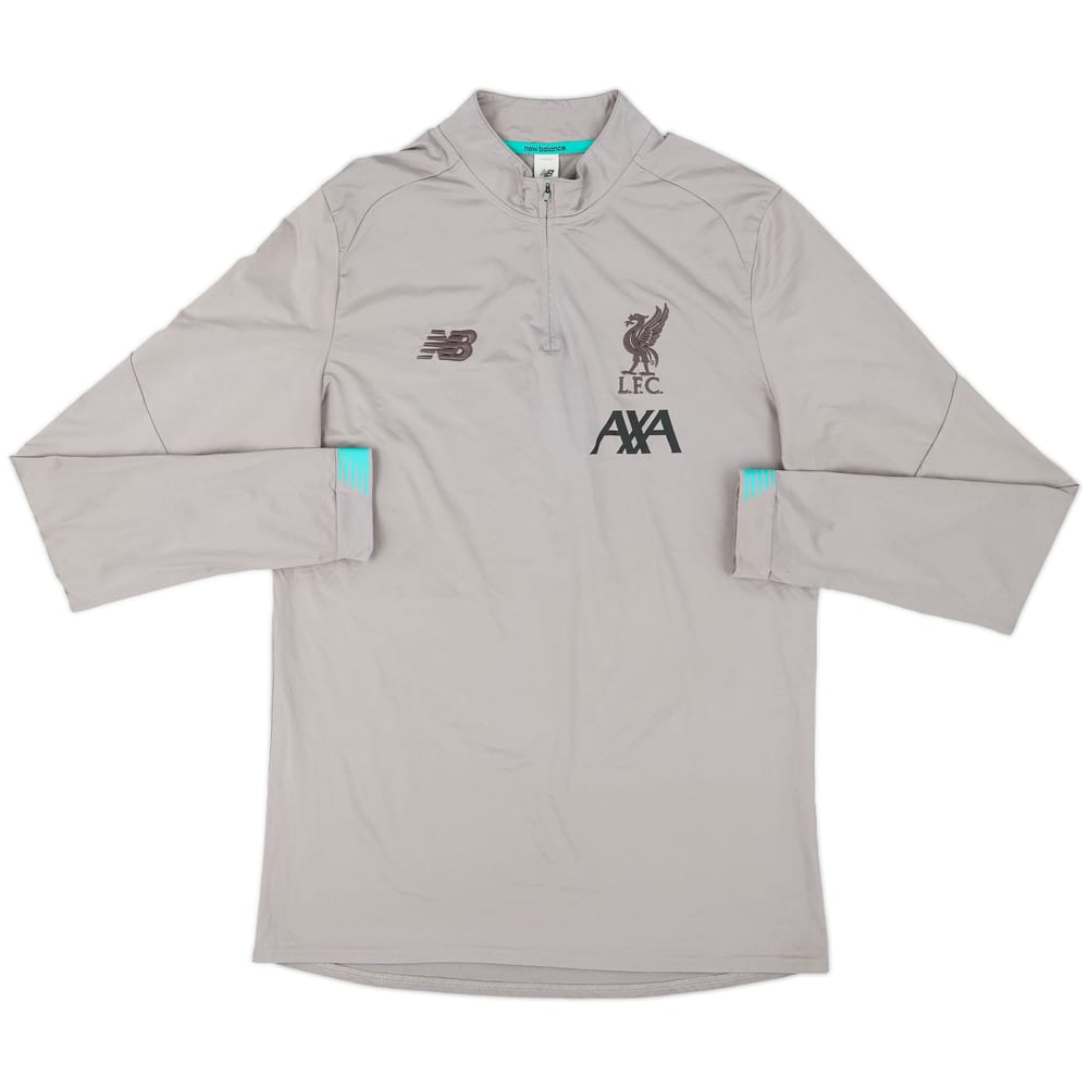 2019-20 Liverpool New Balance 1/4 Zip Drill Top - 10/10 - (XL)