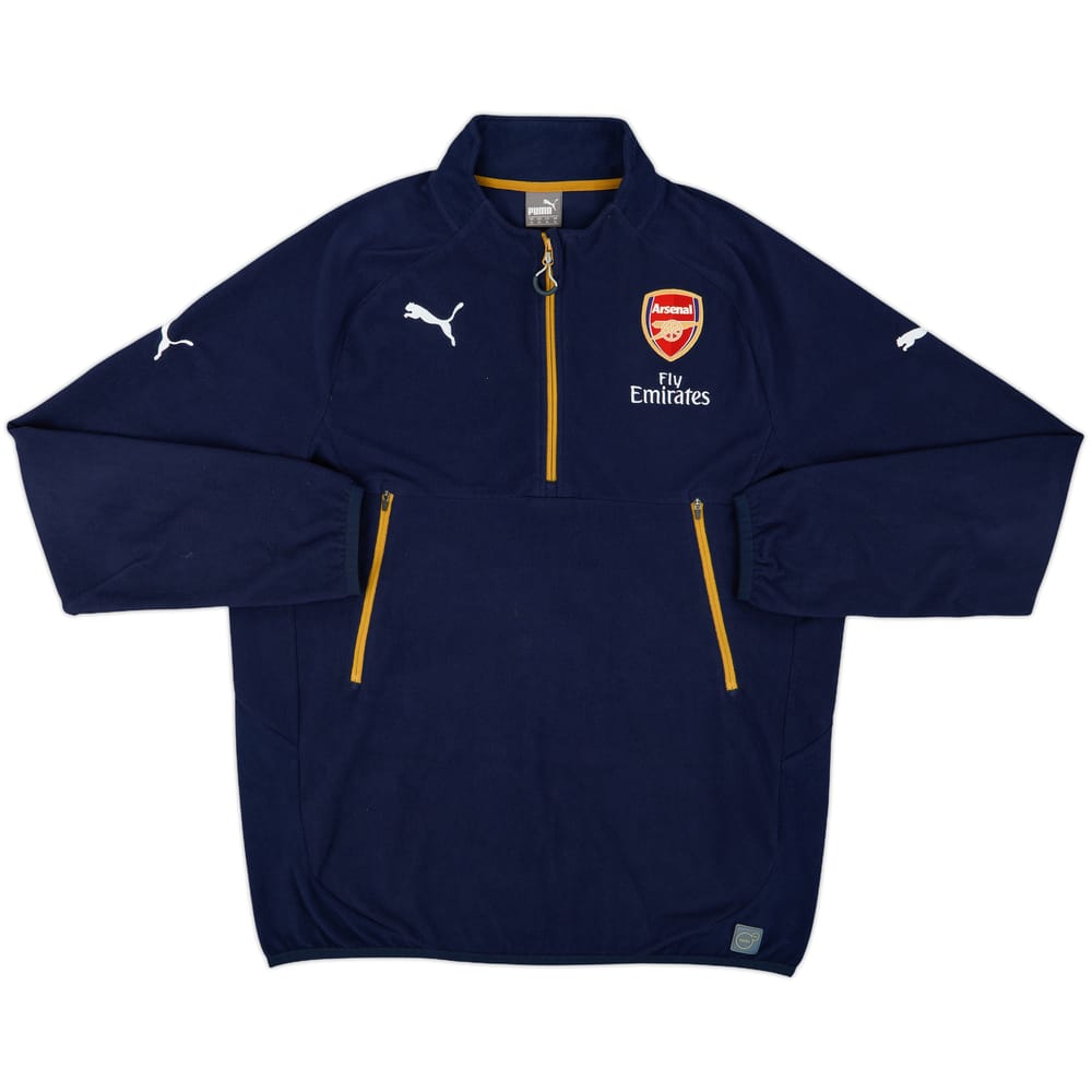 2015-16 Arsenal Puma 1/4 Zip Fleece Jacket - 8/10 - (XL)