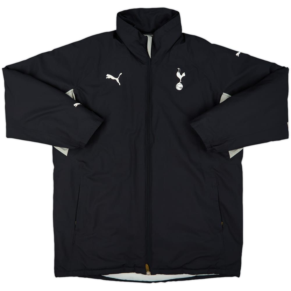 2009-10 Tottenham Puma Hooded Padded Bench Coat - 10/10 - (XL)
