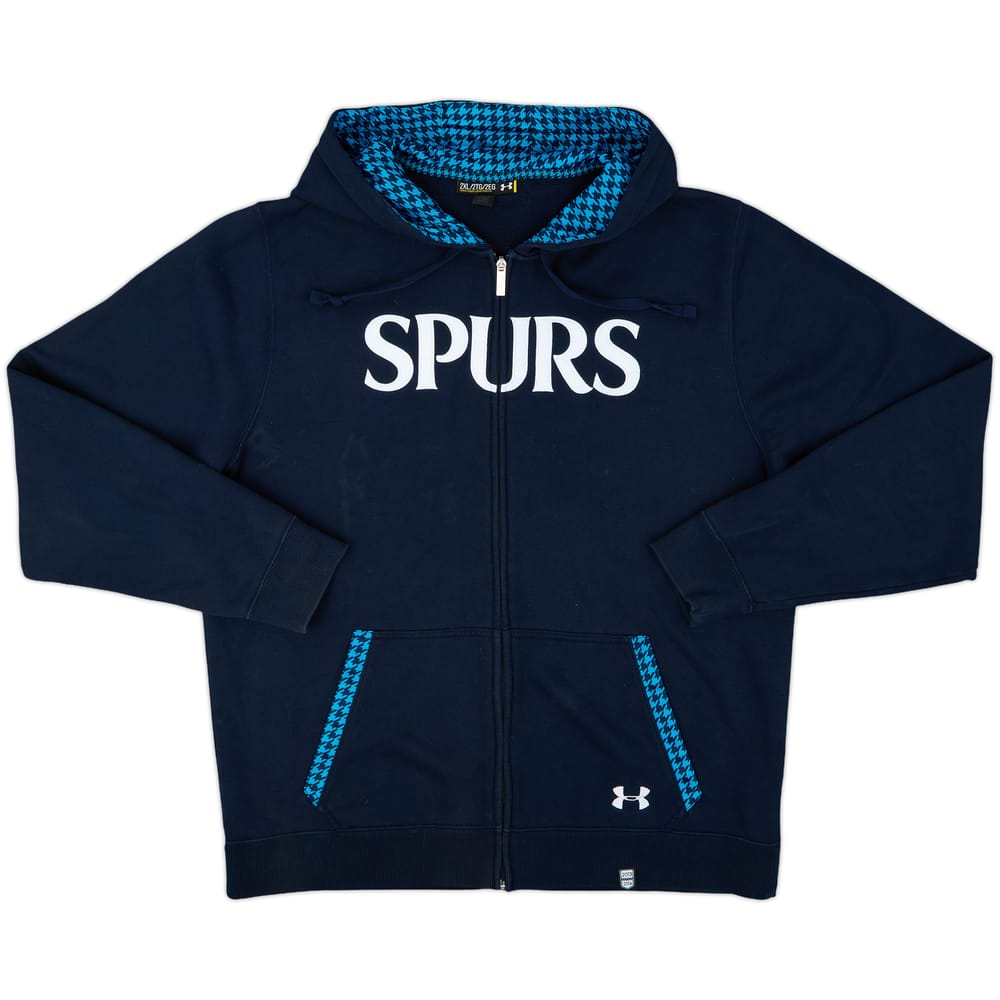 2013-14 Tottenham Under Armour Hooded Sweat Top - 8/10 - (XXL)
