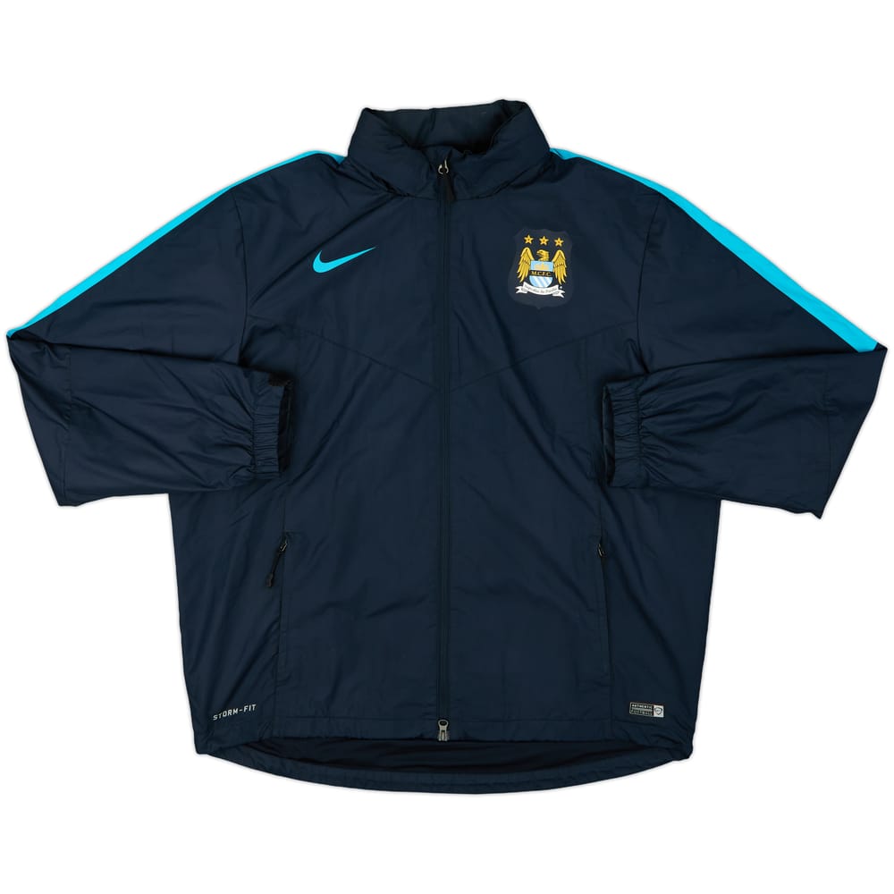 2015-16 Manchester City Player Issue Nike Hooded Track Jacket - 10/10 - (XL)