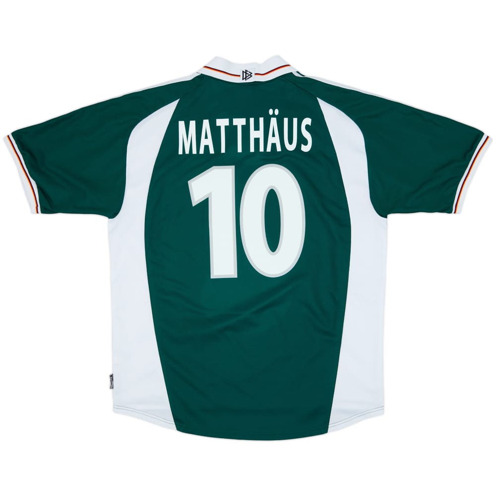 2000-02 Germany Away Shirt Matthaus #10 - 10/10 - (XL)