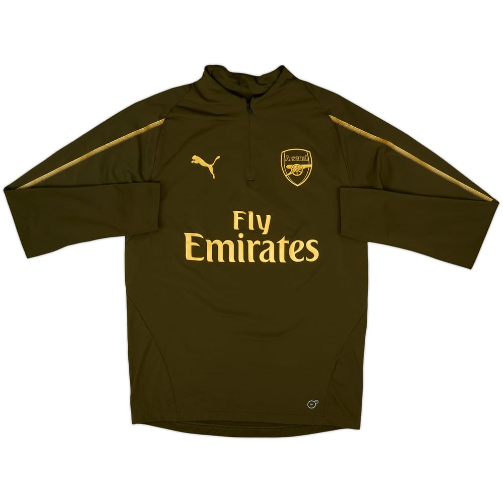 2018-19 Arsenal Puma 1/4 Zip Drill Top - 10/10 - (S)