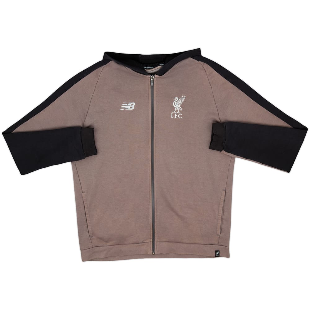 2019-20 Liverpool New Balance Hooded Track Jacket - 8/10 - (XL)