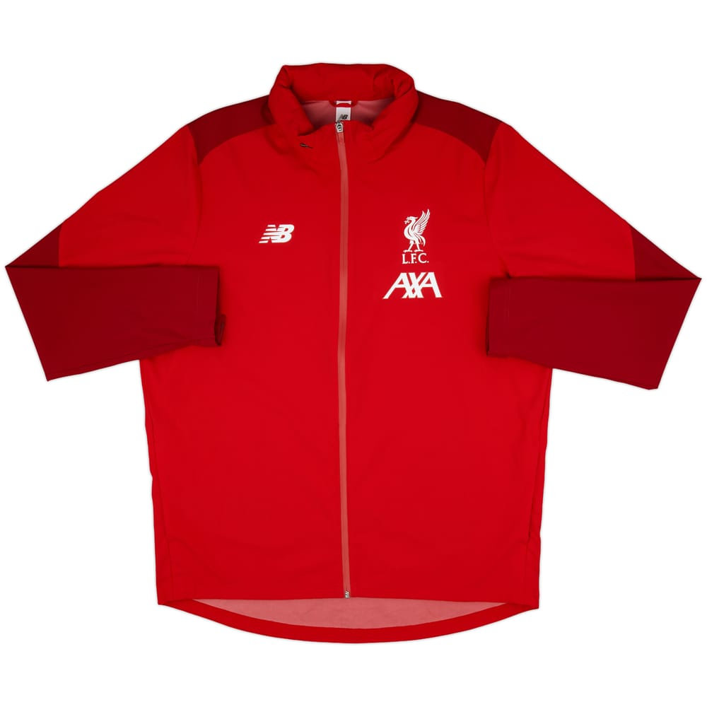 2017-18 Liverpool New Balance Hooded Rain Jacket - 10/10 - (XXL)