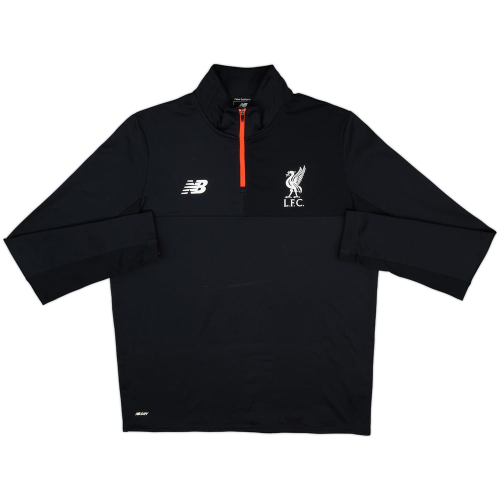 2016-17 Liverpool New Balance 1/4 Zip Drill Top - 9/10 - (L)