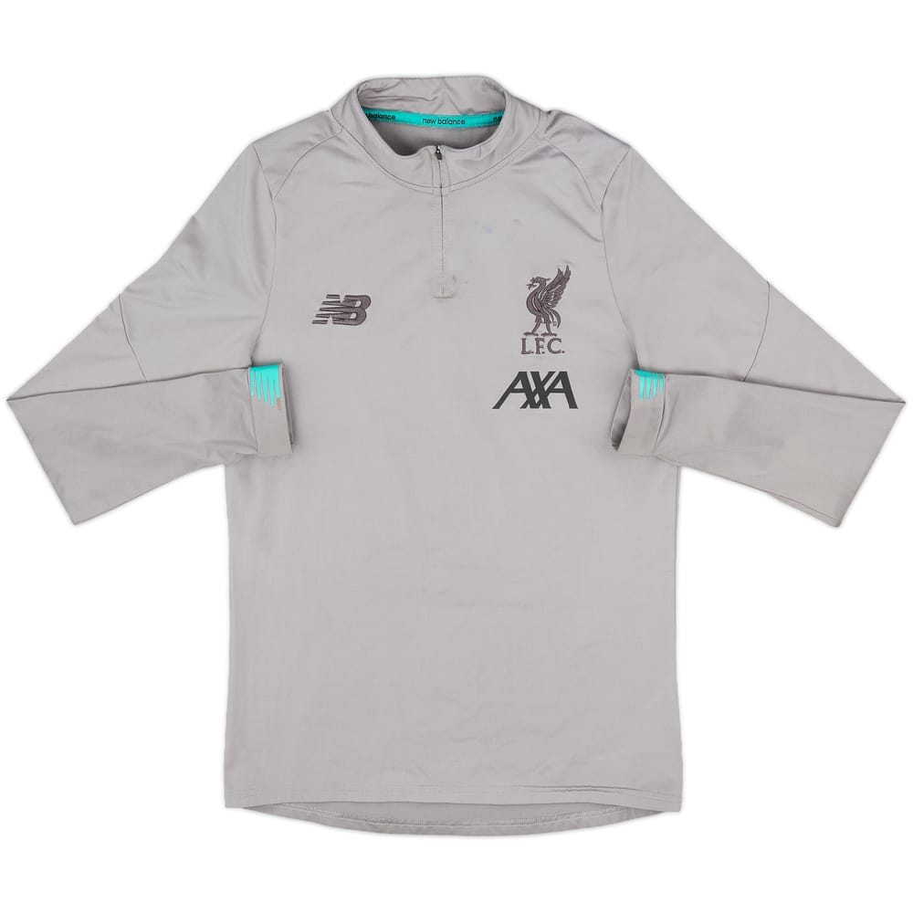 2019-20 Liverpool New Balance 1/4 Zip Track Jacket - 8/10 - (XL.Boys)