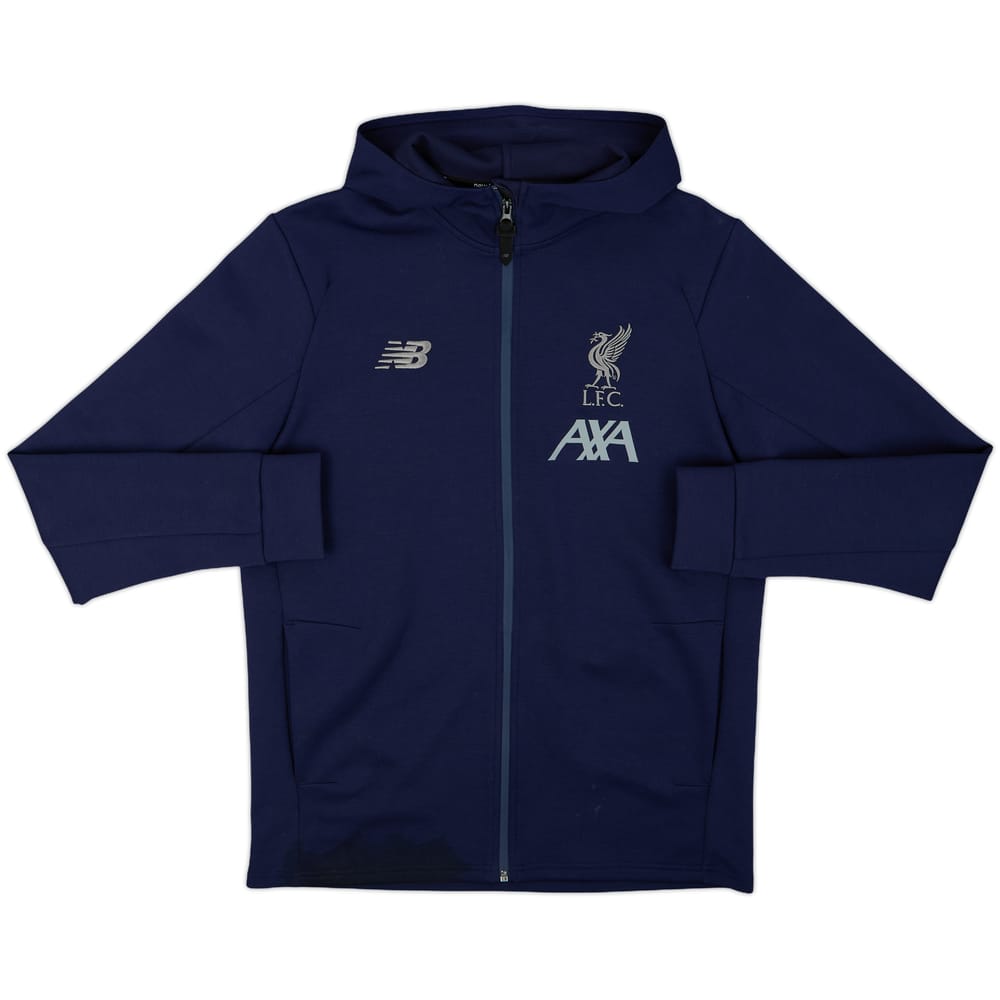 2019-20 Liverpool New Balance Hooded Track Jacket - 9/10 - (L)