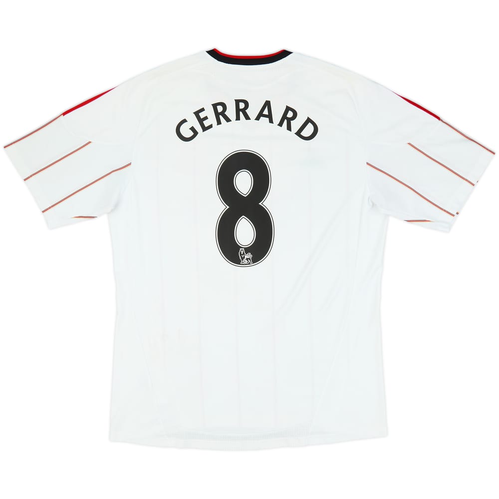 2010-11 Liverpool Away Shirt Gerrard #8 - 6/10 - (L)