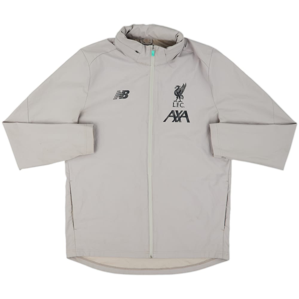 2019-20 Liverpool New Balance Hooded Rain Jacket - 8/10 - (L)