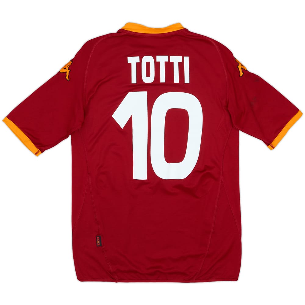 2008-09 Roma Home Shirt Totti #10 - 6/10 - (L)