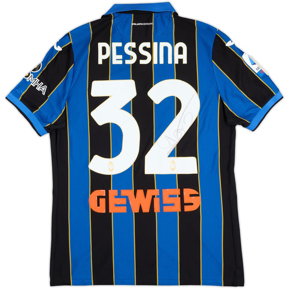 2021-22 Atalanta Signed Home Shirt Pessina #32 - 7/10 - (M)