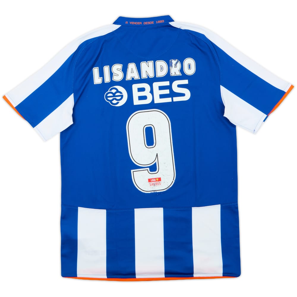 2008-09 Porto Home Shirt Lisandro #9 - 4/10 - (S)