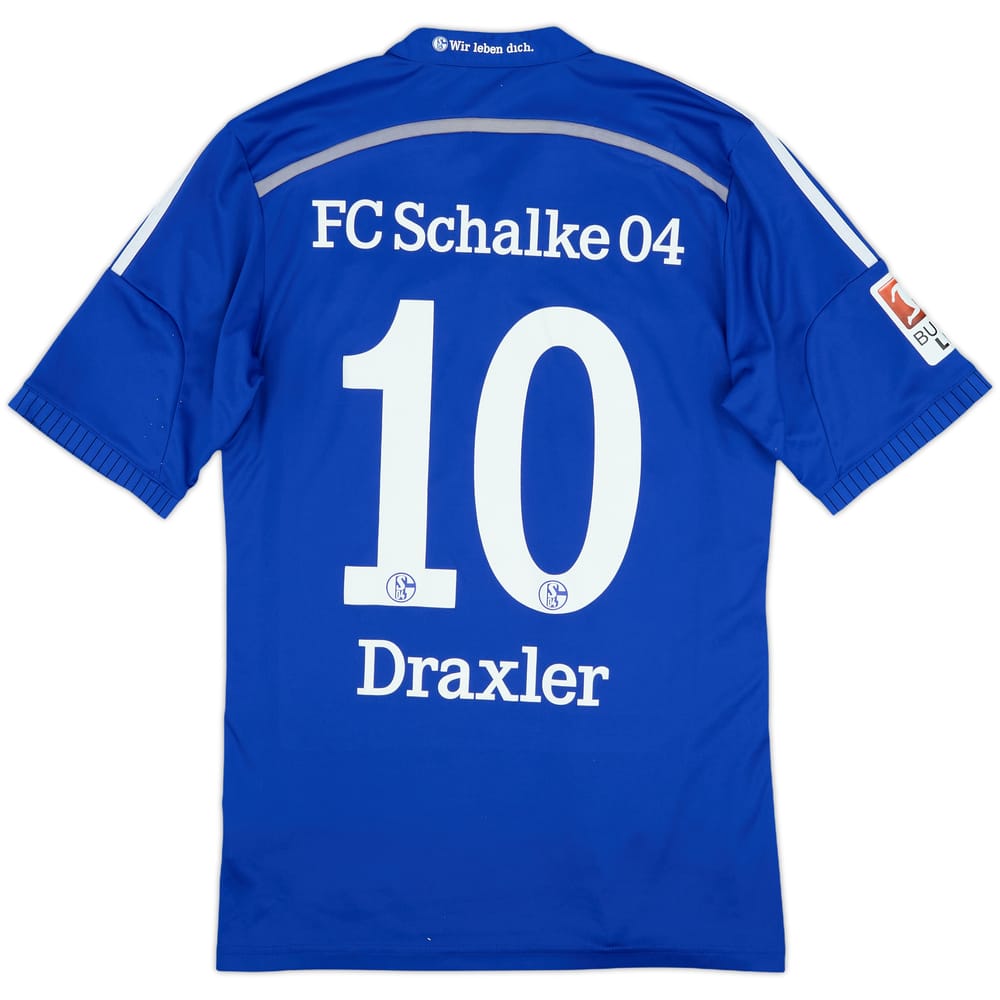 2014-16 Schalke Home Shirt Draxler #10 - 6/10 - (M)