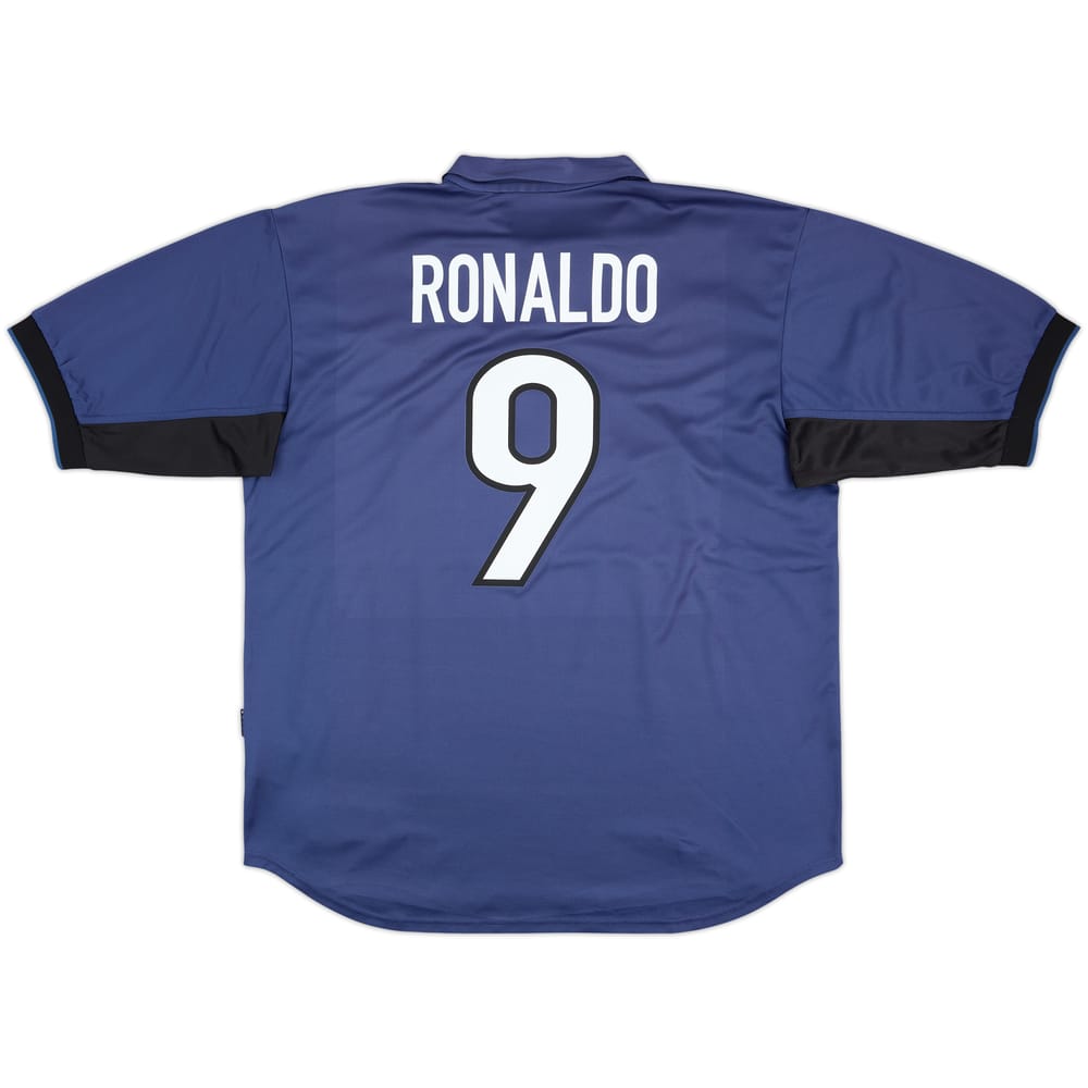 1998-99 Inter Milan Third Shirt Ronaldo #9 - 8/10 - (XL)
