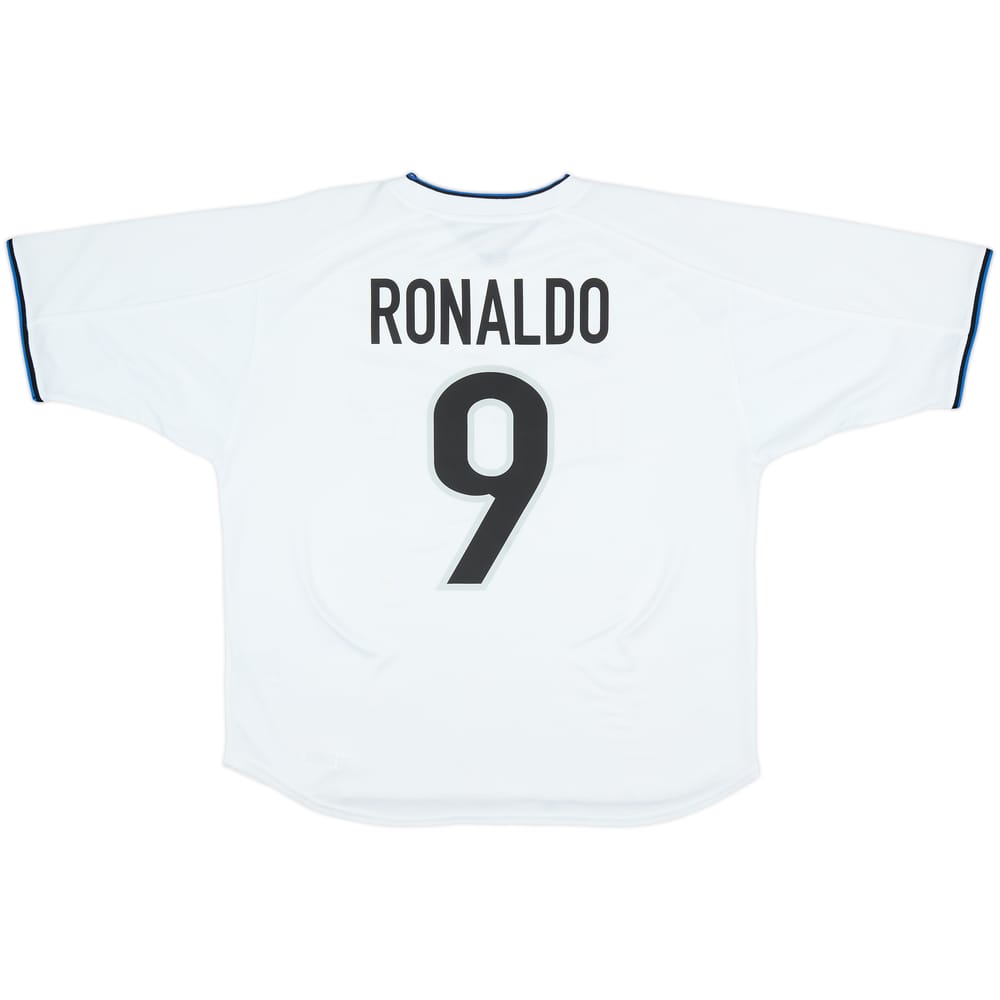 1999-00 Inter Milan Away Shirt Ronaldo #9 - 7/10 - (L)
