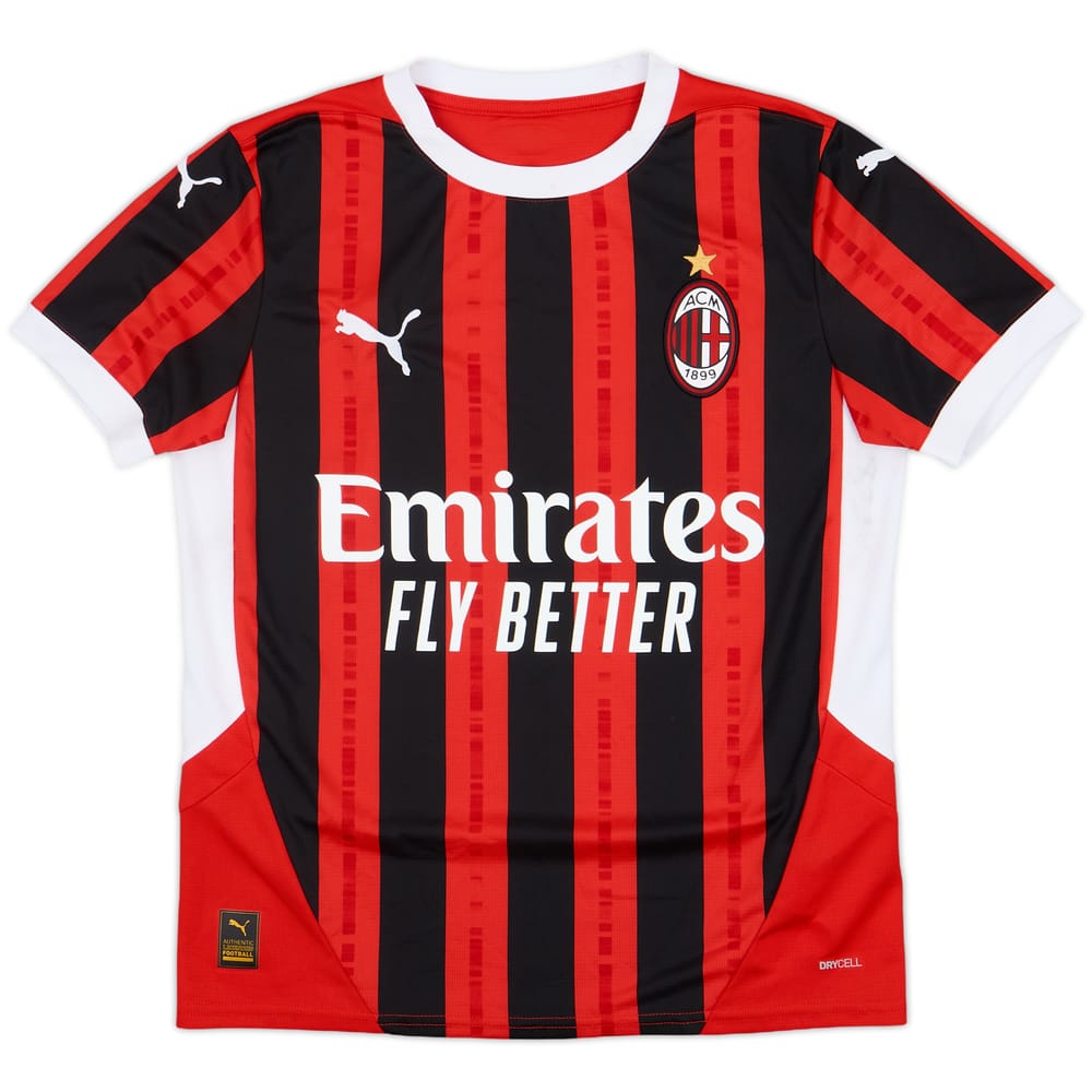 2024-25 AC Milan Home Shirt - 6/10 - (L.Boys)