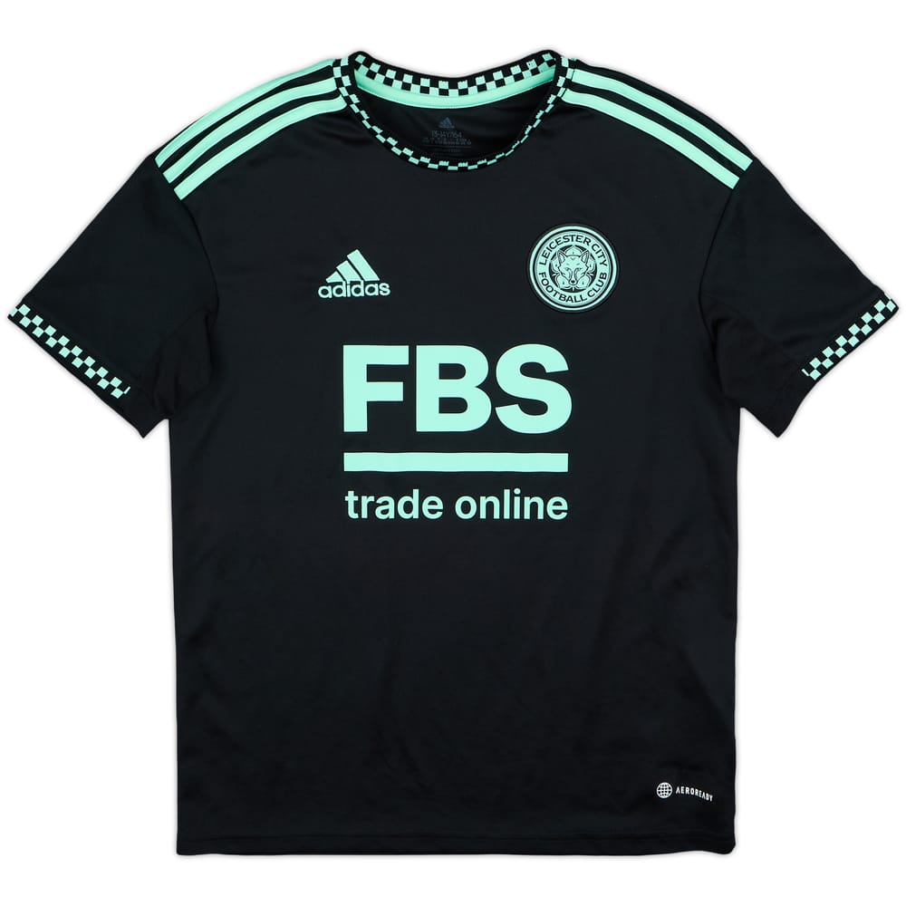 2022-23 Leicester City Away Shirt - 9/10 - (L.Boys)