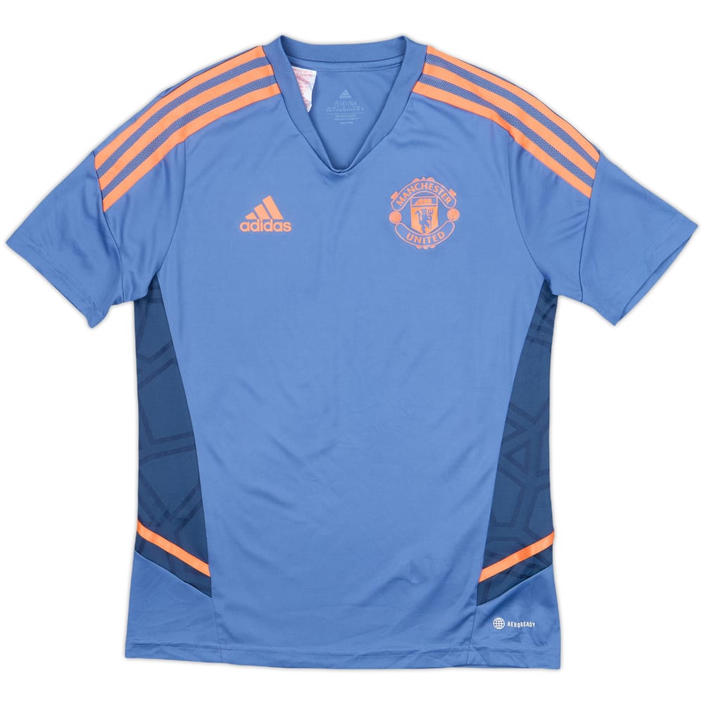 2022-23 Manchester United adidas Training Shirt - 8/10 - (L.Boys)