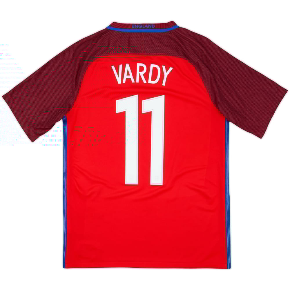 2016-17 England Away Shirt Vardy #11 - 9/10 - (S)