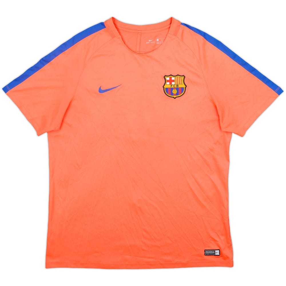 2016-17 Barcelona Nike Training Shirt - 8/10 - (XL)