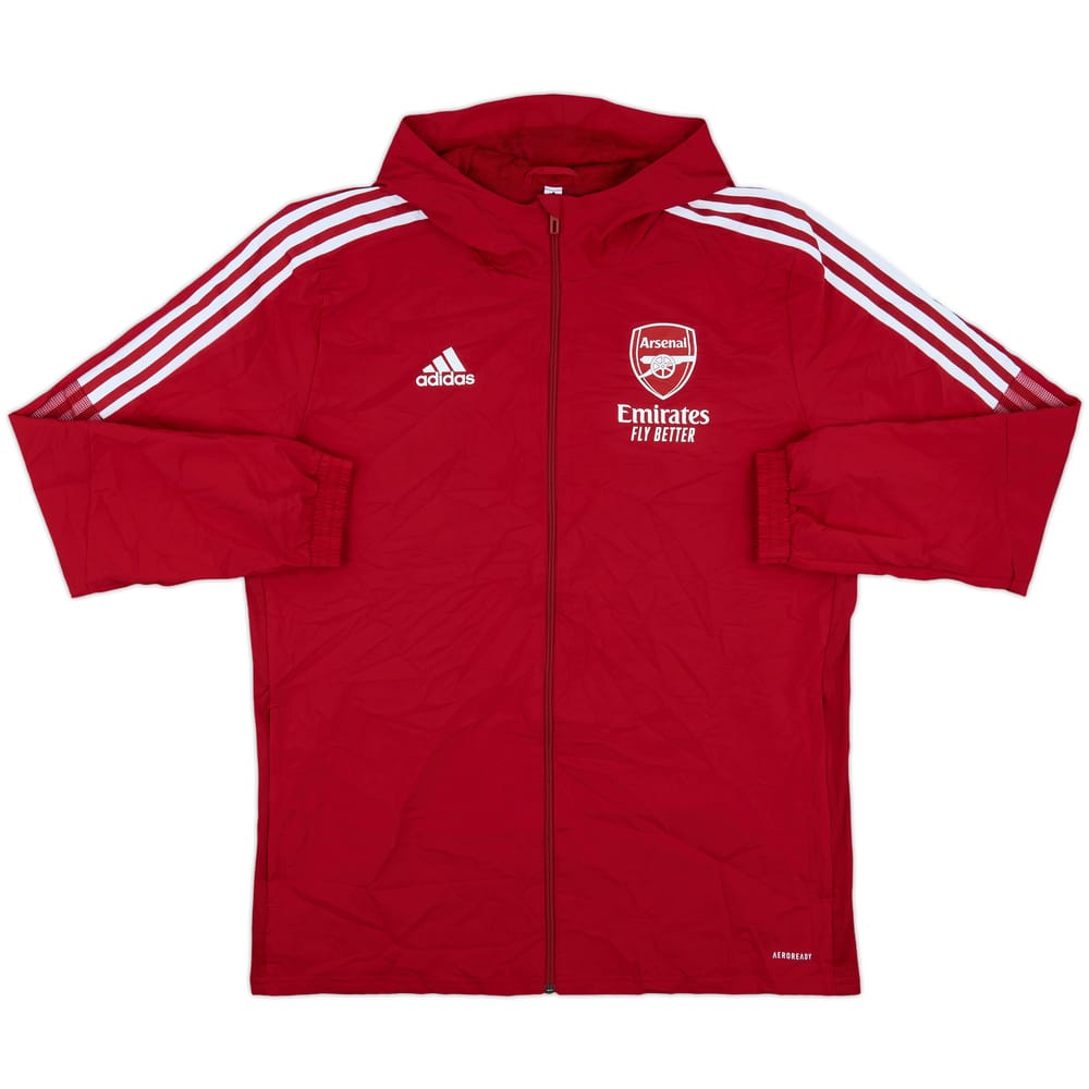 2021-22 Arsenal adidas Hooded Track Jacket - 8/10 - (L)