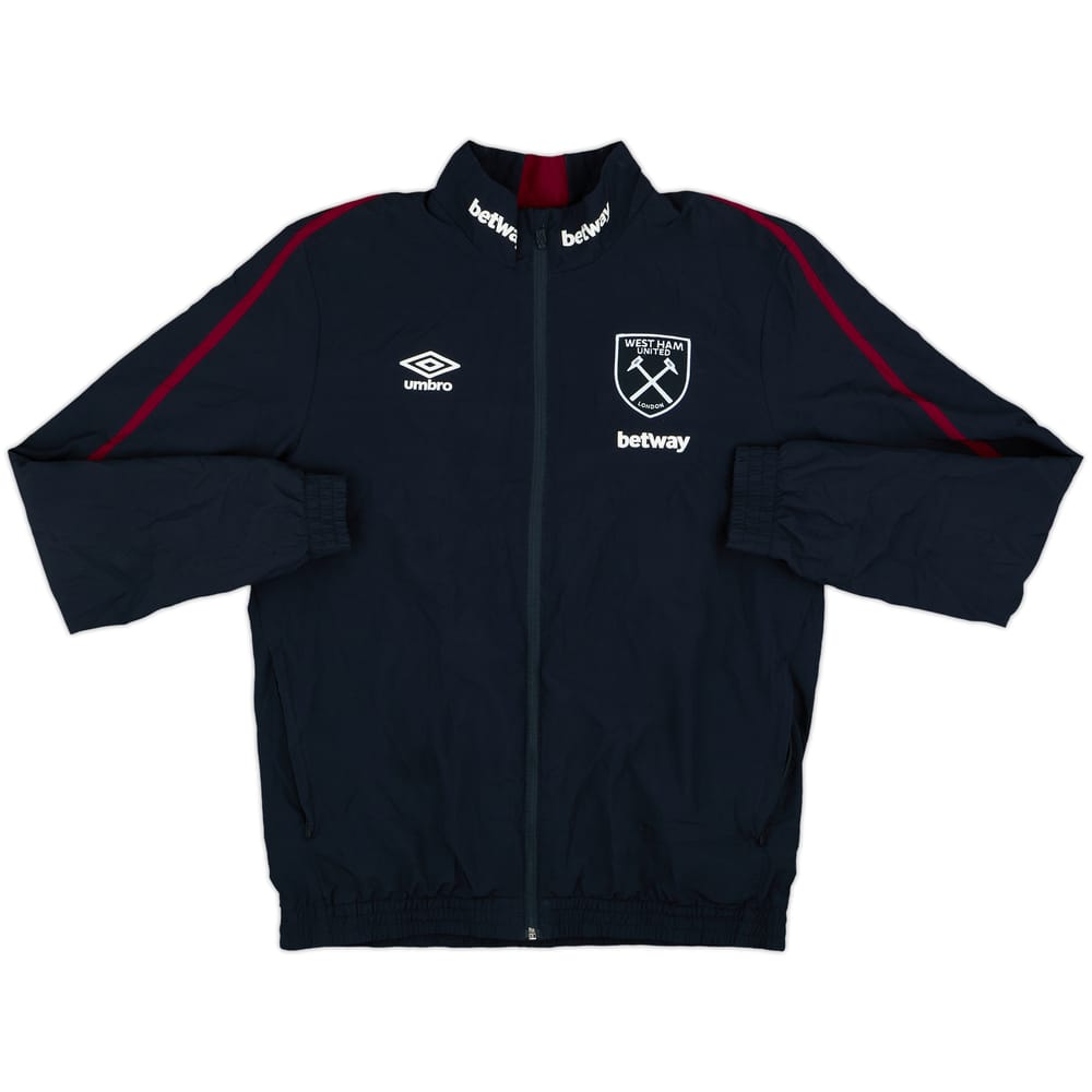 2018-19 West Ham Umbro Track Jacket - 8/10 - (L)