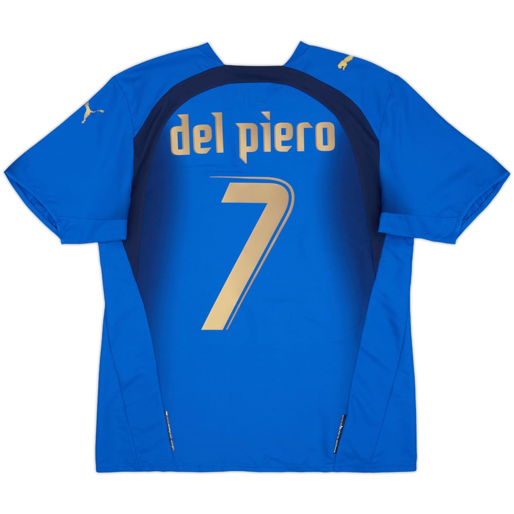 2006 Italy Home Shirt Del Piero #7 - 6/10 - (M)