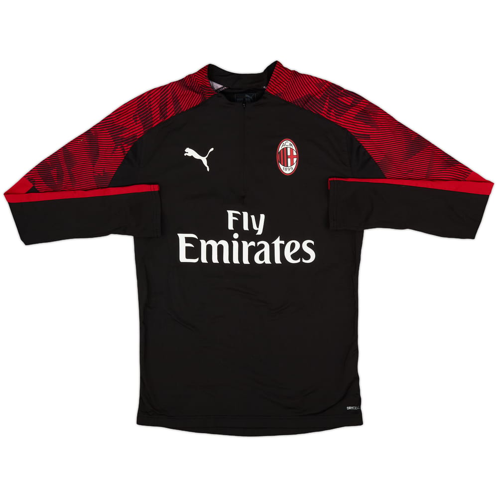 2019-20 AC Milan Puma 1/4 Zip Drill Top - 8/10 - (S)