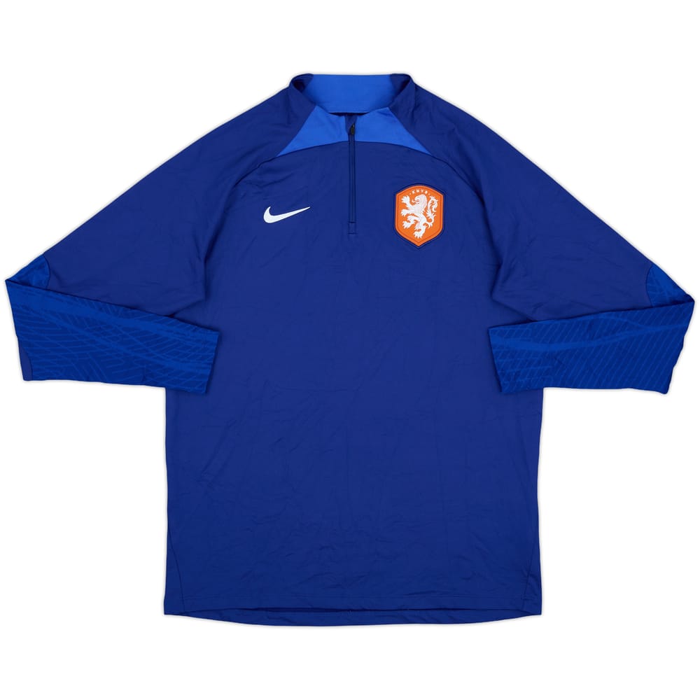 2022-23 Netherlands Nike 1/4 Zip Drill Top - 10/10 - (L)