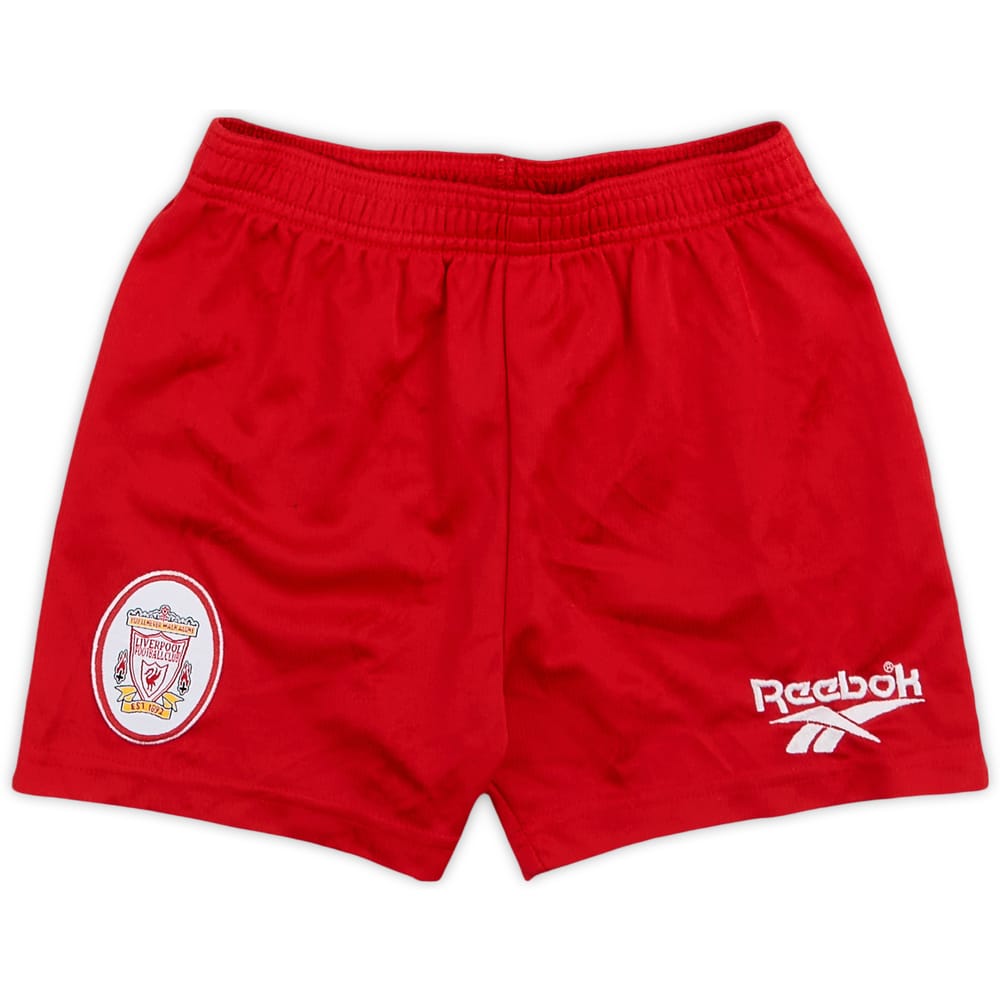 1996-98 Liverpool Home Shorts - 8/10 - (XS.Boys)