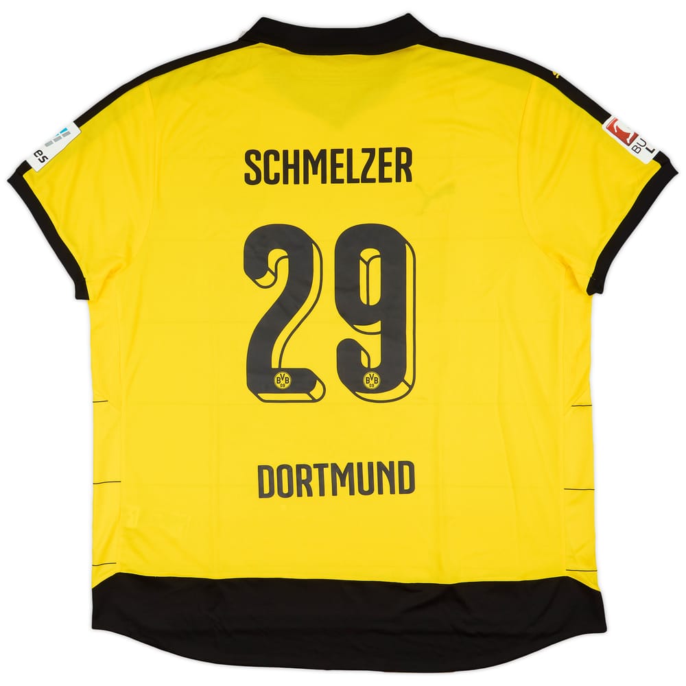 2015-16 Borussia Dortmund 'Signed' Home Shirt Schmelzer #29 (4XL)